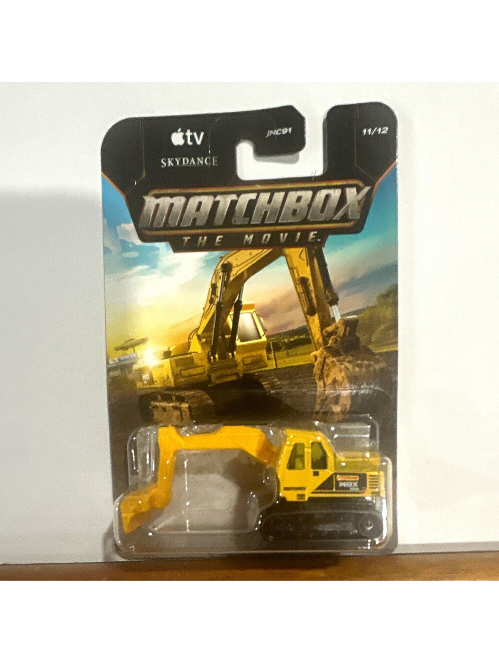 Matchbox The Movie MBX Excavator Diecast 1:64 Yellow/Black V08A 2024